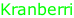 Kranberri-text